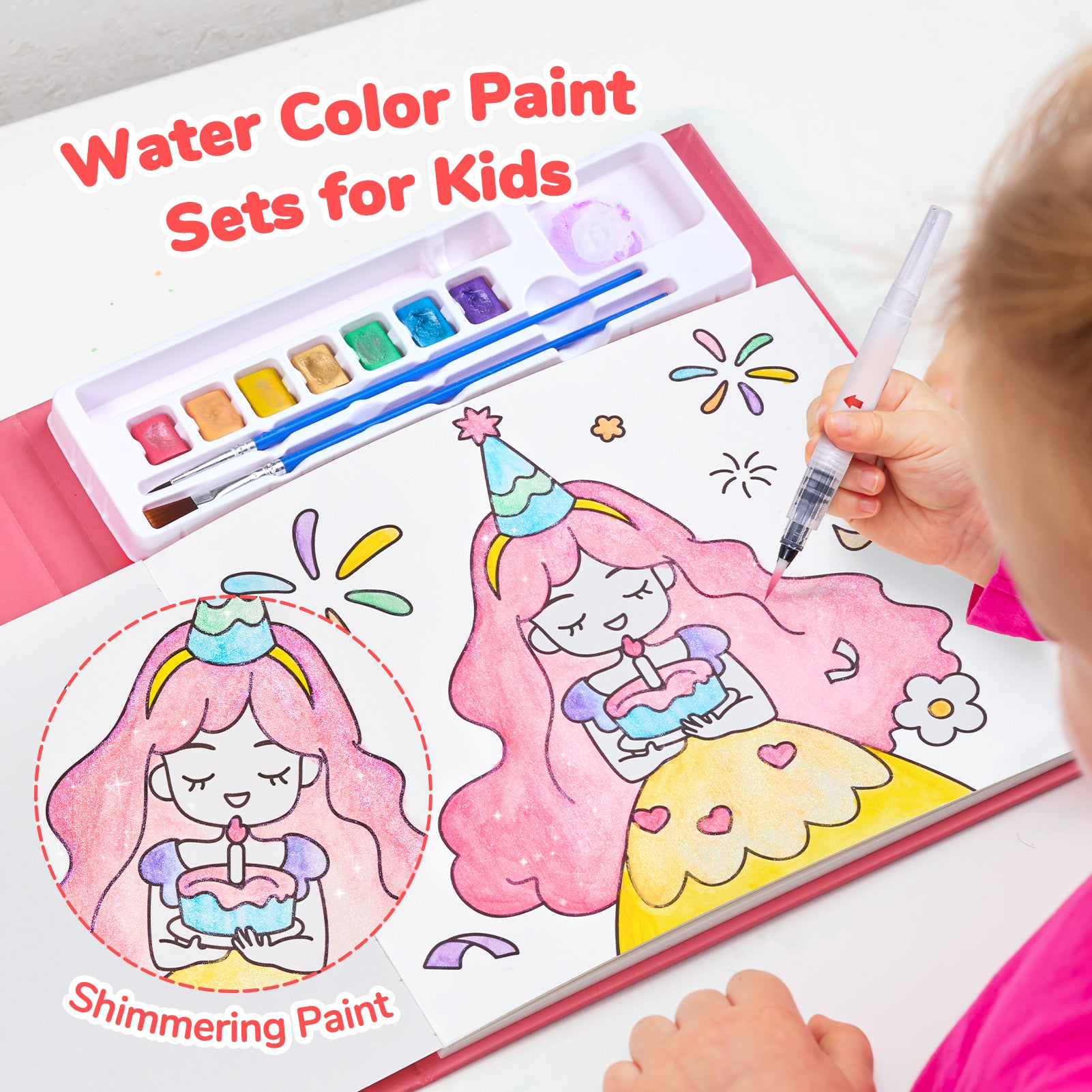 Paint with Water Coloring Books