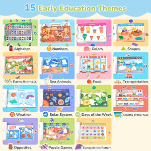 Preschool Busy Book for Toddlers 3-5 - JoyCat