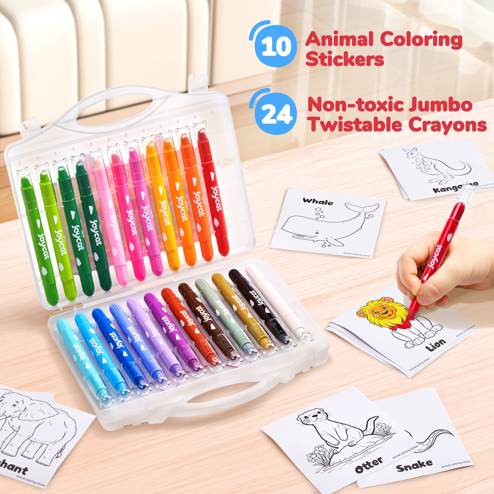 Jumbo Twistable Toddler Gel Crayons
