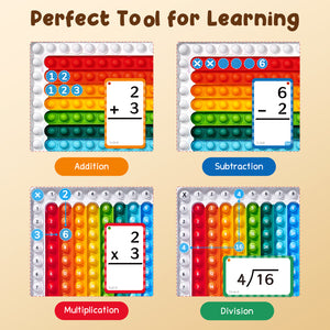 color-math flash cards and poplt