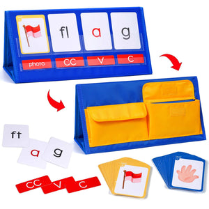Word Building Desktop Pocket Chart Tent Cards Kit