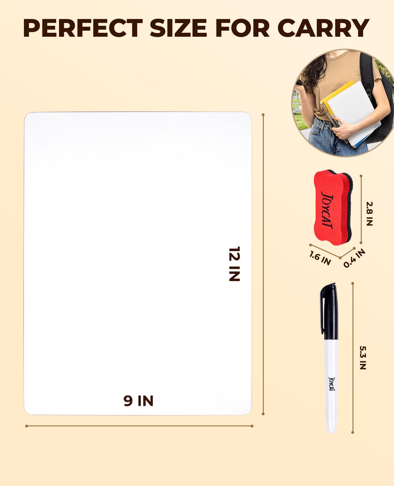 Small Dry Erase Lap Boards for Students - JoyCat