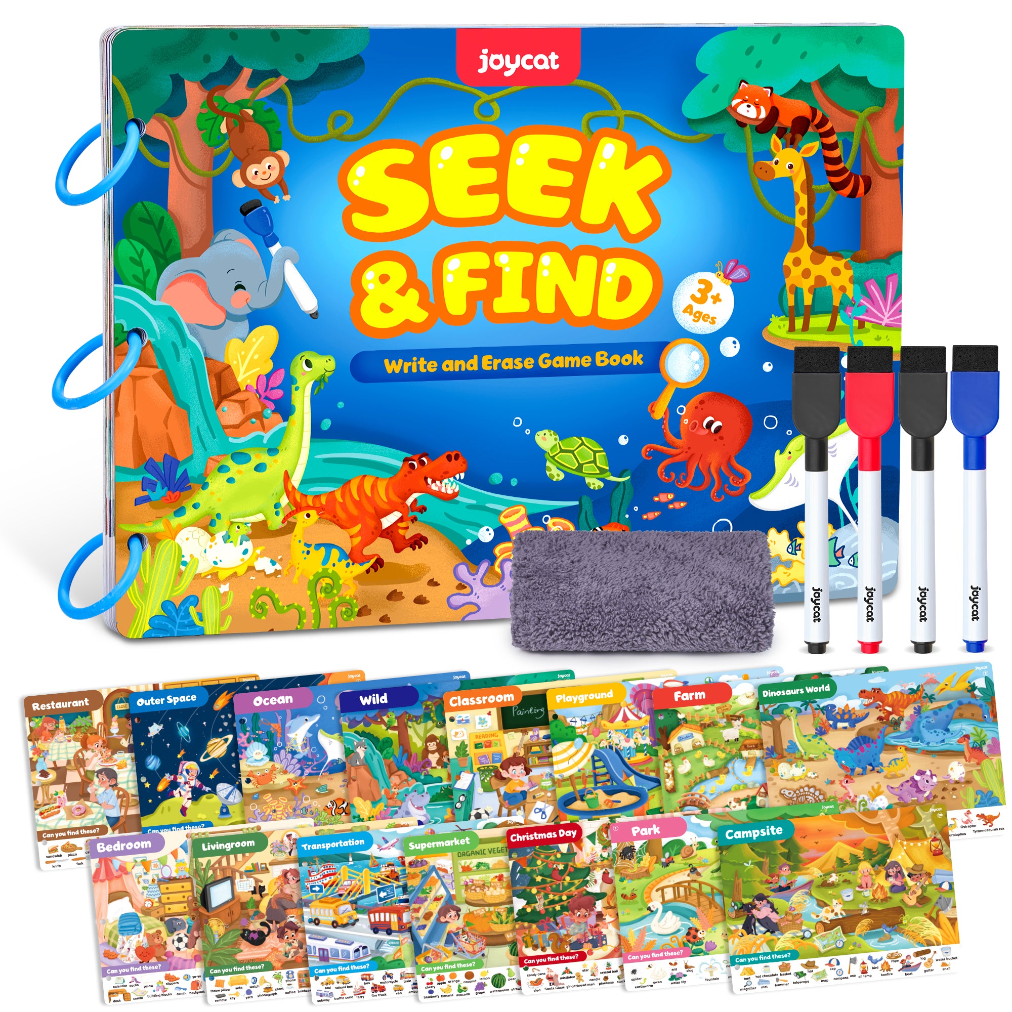 Preschool Learning Activities Handwriting Practice Book - JoyCat