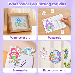 Paint with Water Coloring Books