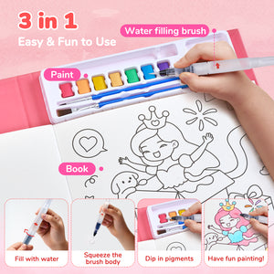 Paint with Water Coloring Books