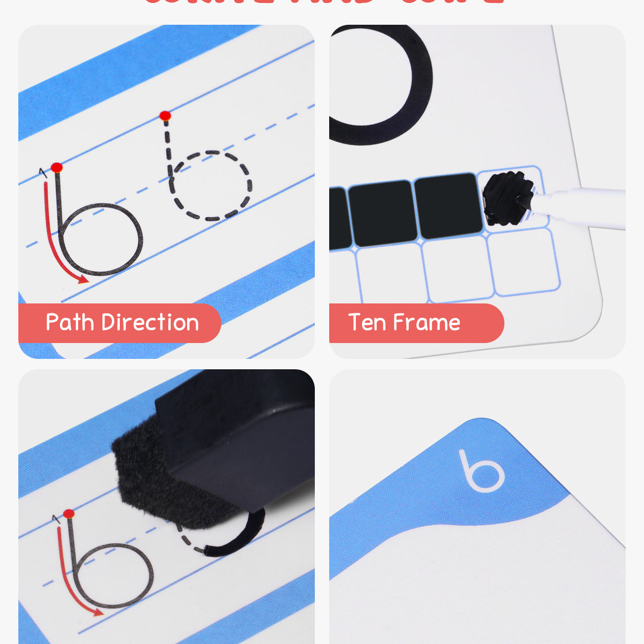 Dry Erase Alphabet and Number Flash Cards JoyCat