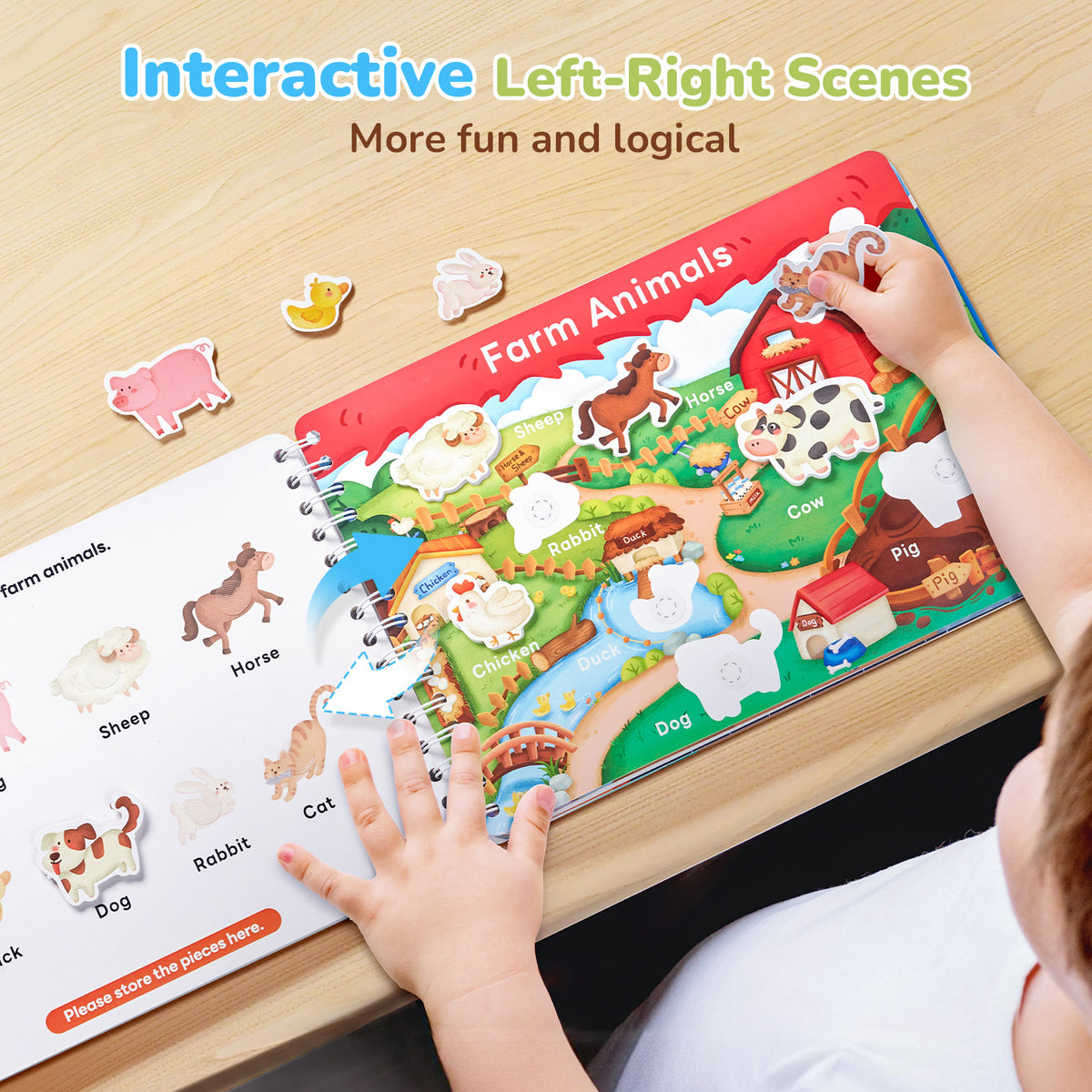 Preschool Busy Book for Toddlers 3-5, Montessori Learning Activities ...