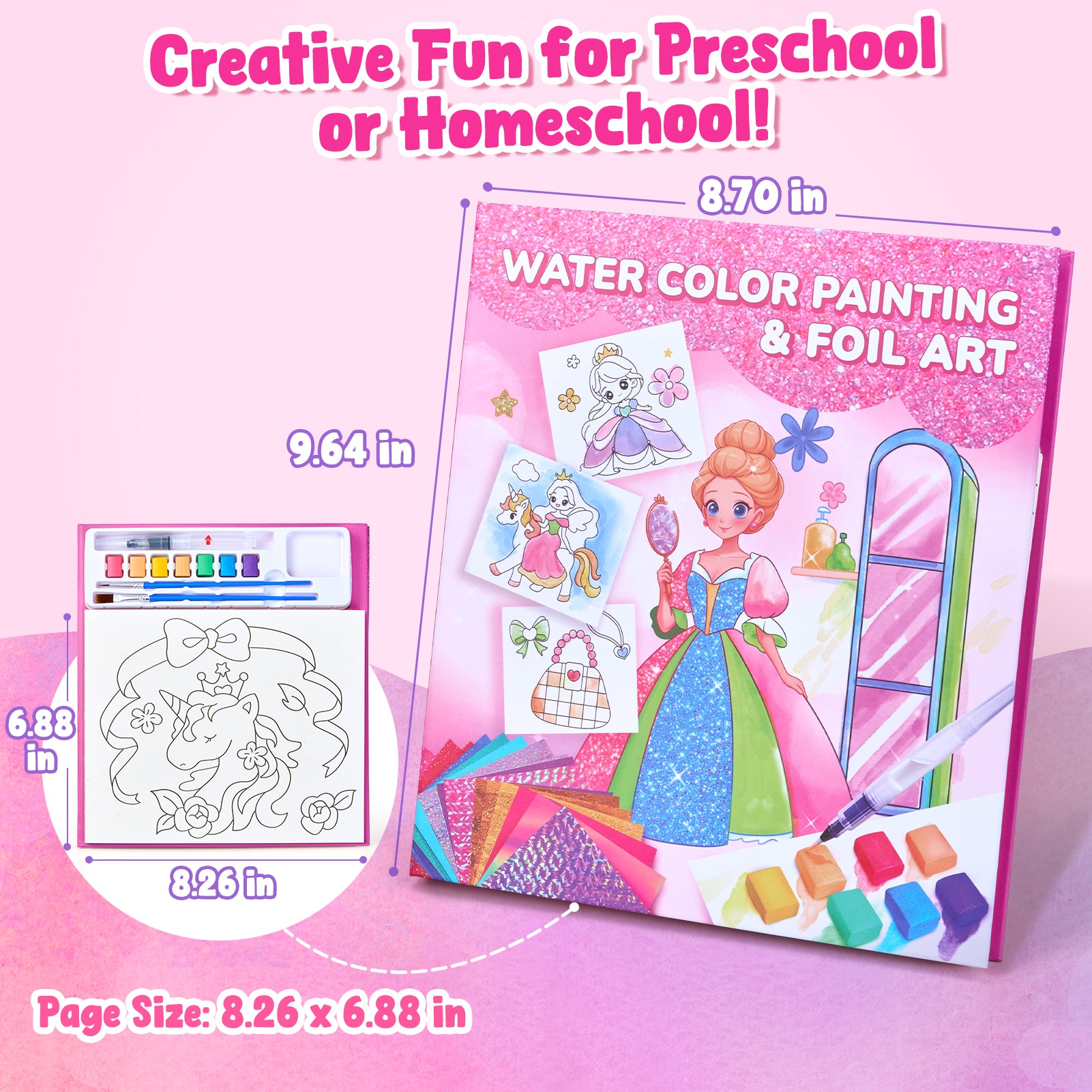 Paint with Water Coloring Books