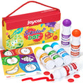 Vibrant Fruit-Scented Washable Dot Marker for Kid - 6 Color with Carry Handle