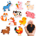 Wooden Fridge Magnets for Kids