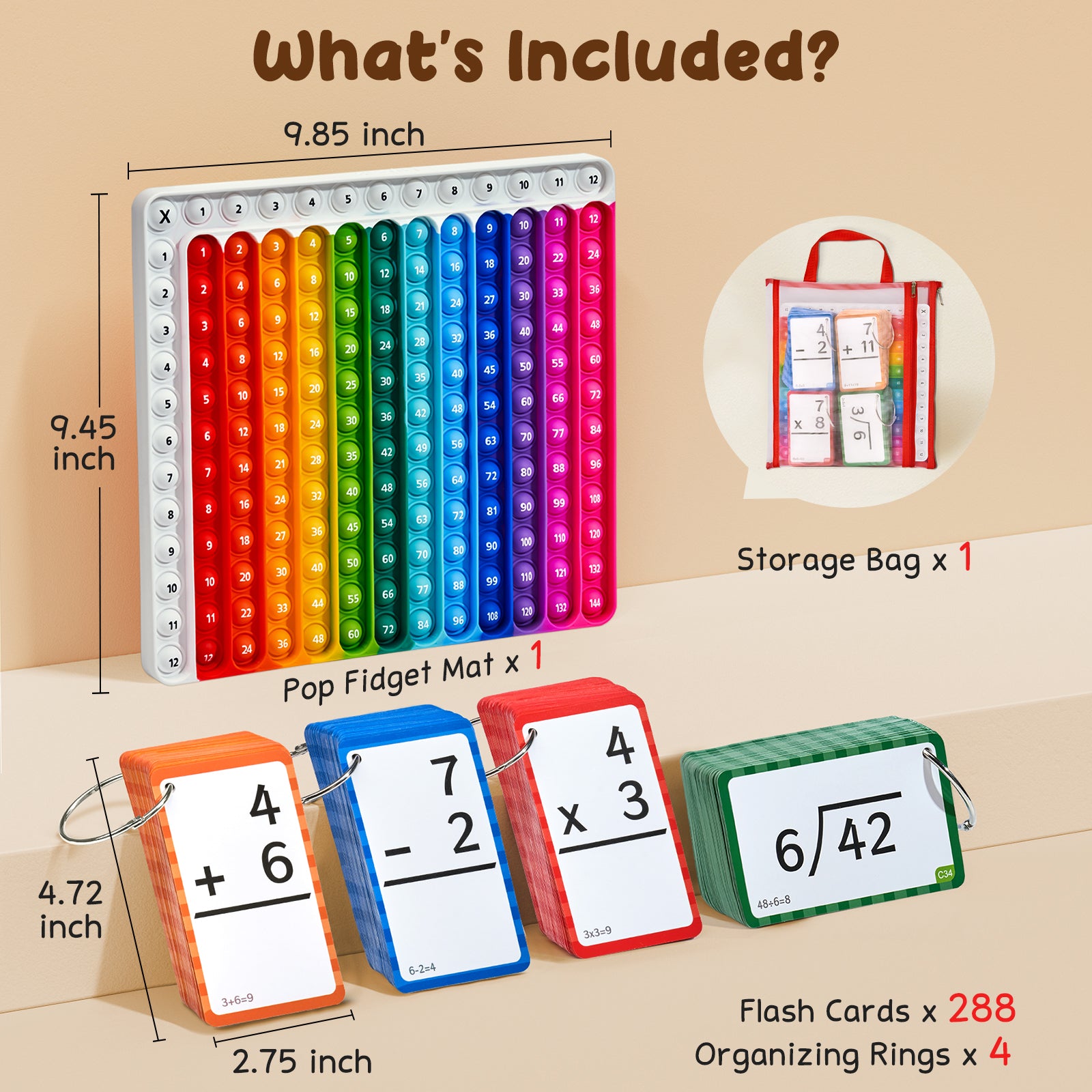 color-math flash cards and poplt