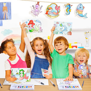 Paint with Water Coloring Books