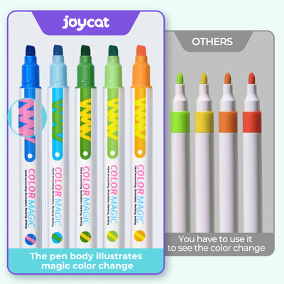 10 Color Changing Highlighter Pens