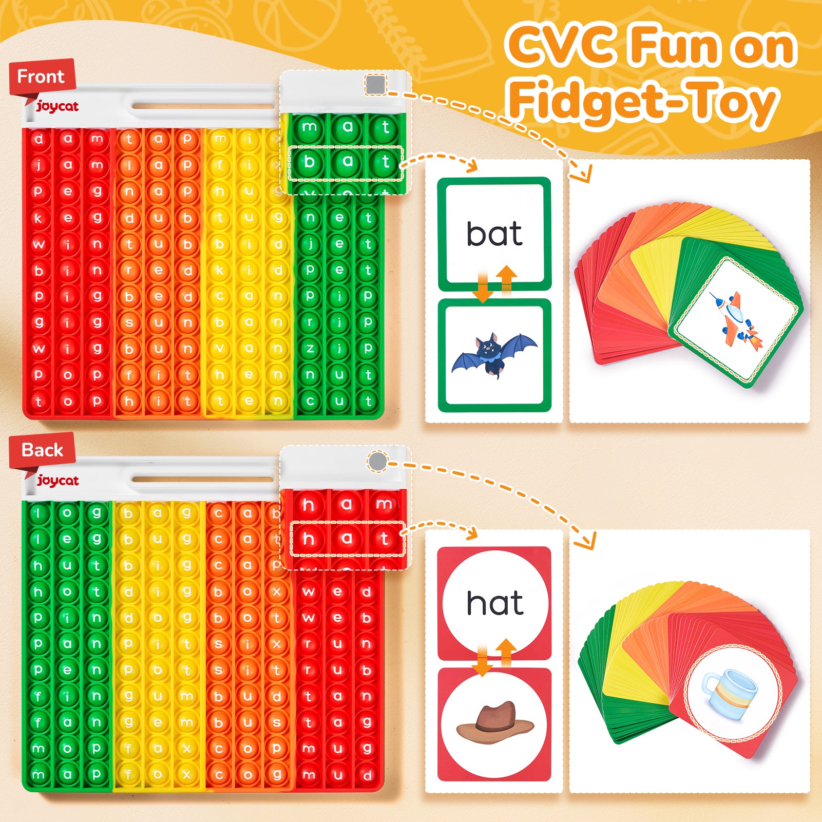Word POP CVC Word Games - JoyCat