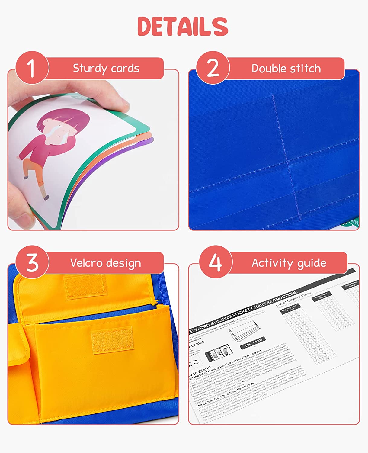 Word Building Desktop Pocket Chart Tent Cards Kit - JoyCat