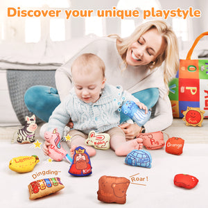Alphabet ABC Play Mat with 26 Sensory Toys