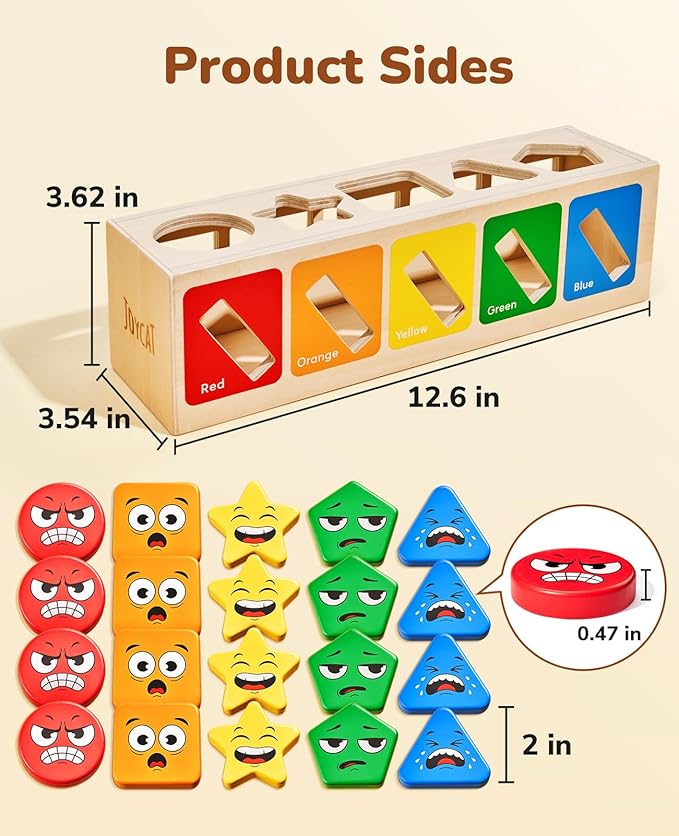 Montessori Wooden Sorting Toys - JoyCat