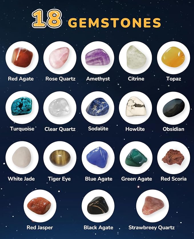Excavate 18 Gems from The Solar System