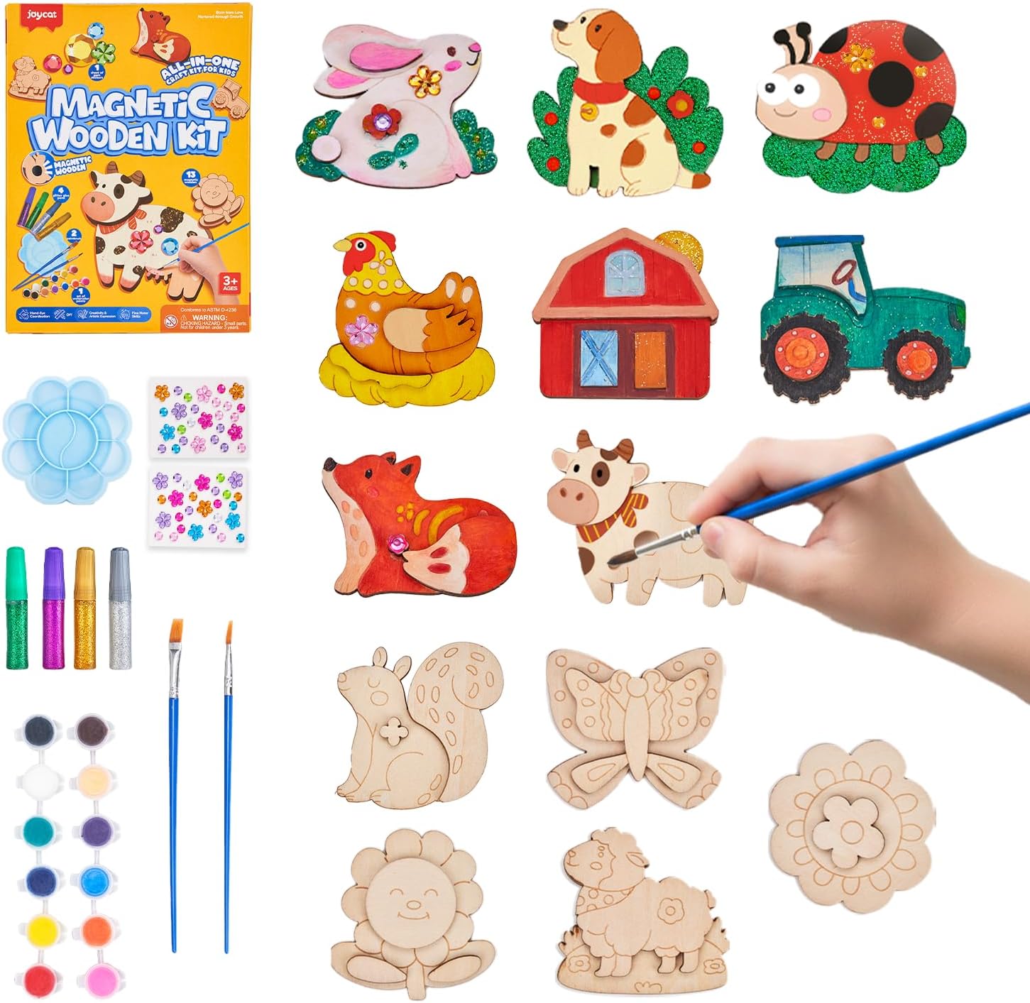 DIY Wooden Magnets Kit