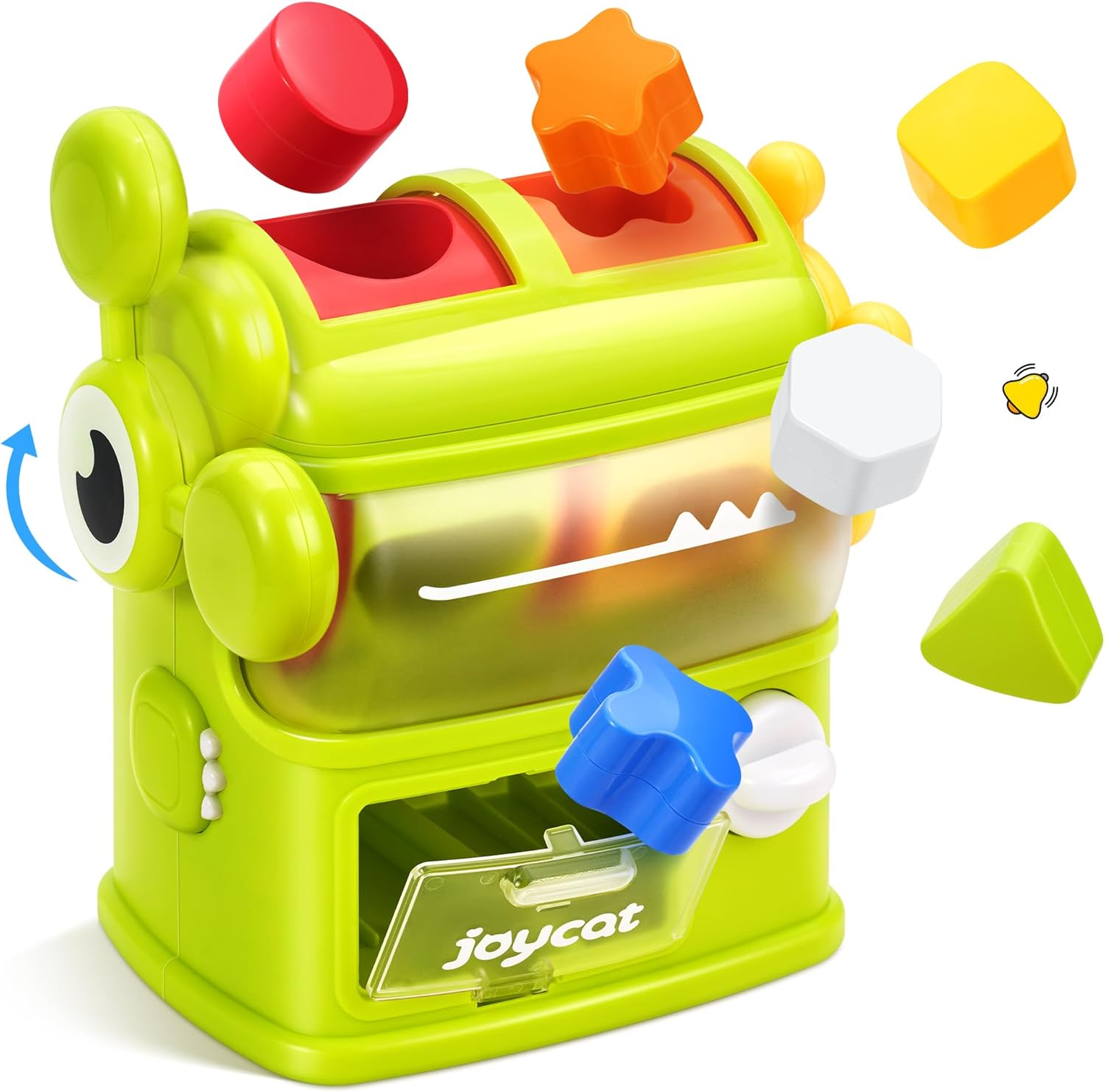JoyCat Monster Shape Sorter: Interactive Learning Toy for Toddlers 1-3