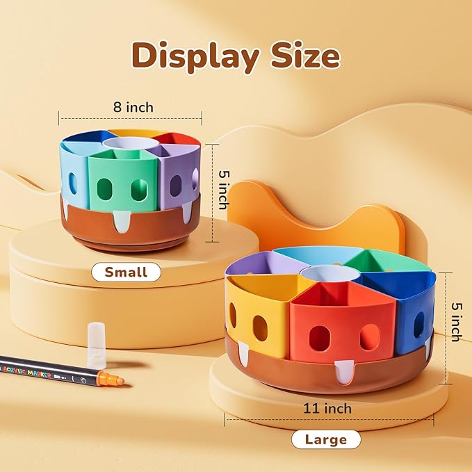 Rotating Art Supplies Organizer - JoyCat
