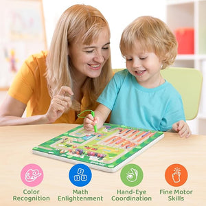 Magnetic Color and Number Maze - JoyCat