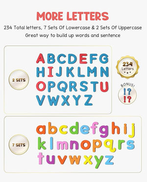 Classroom Magnetic Alphabet Letters Kit 234 Pcs - JoyCat