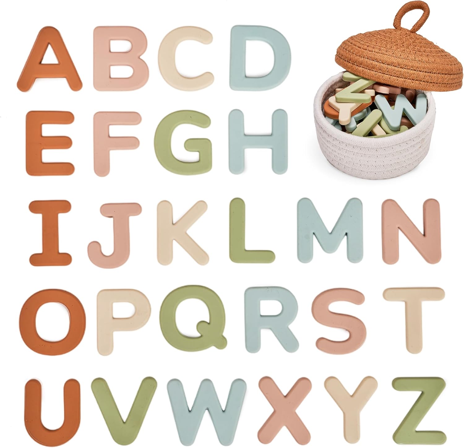 JoyCat Silicone Alphabet Magnetic Letters