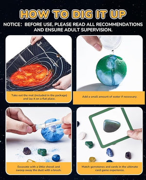 Excavate 18 Gems from The Solar System