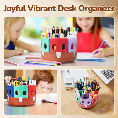 Rotating Art Supplies Organizer - JoyCat