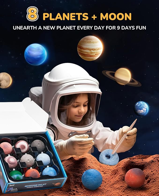 Excavate 18 Gems from The Solar System