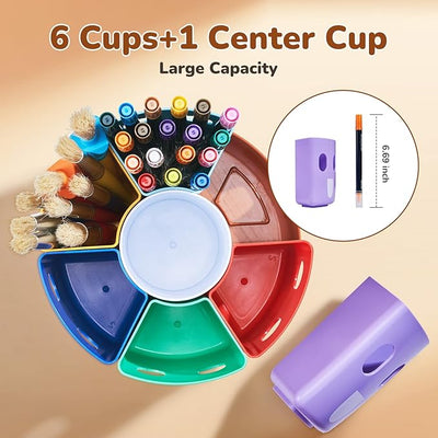 Rotating Art Supplies Organizer - JoyCat