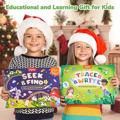 48 Page Reusable Handwriting Practice Book – Dry-Erase Letters, Numbers & Maze Learning Activity Set