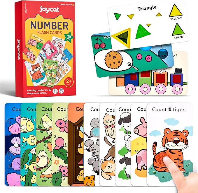 Sensory Number Flash Cards
