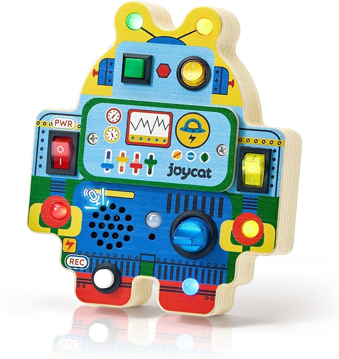 Robot Busy Board with Led Light