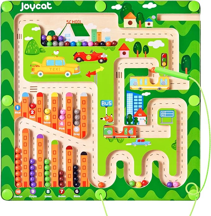 Magnetic Color and Number Maze - JoyCat