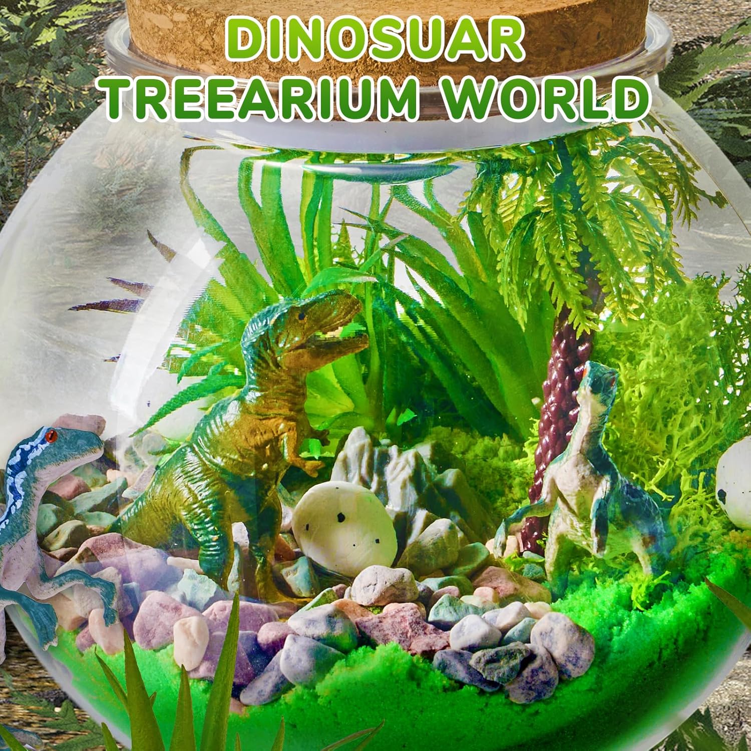 Dinosaur Terrarium Kit Night Light