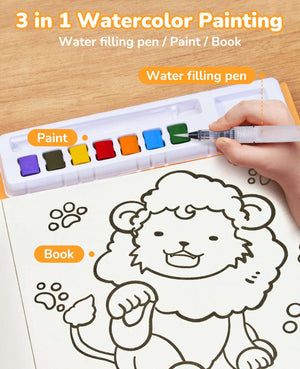 Paint with Water Coloring Books