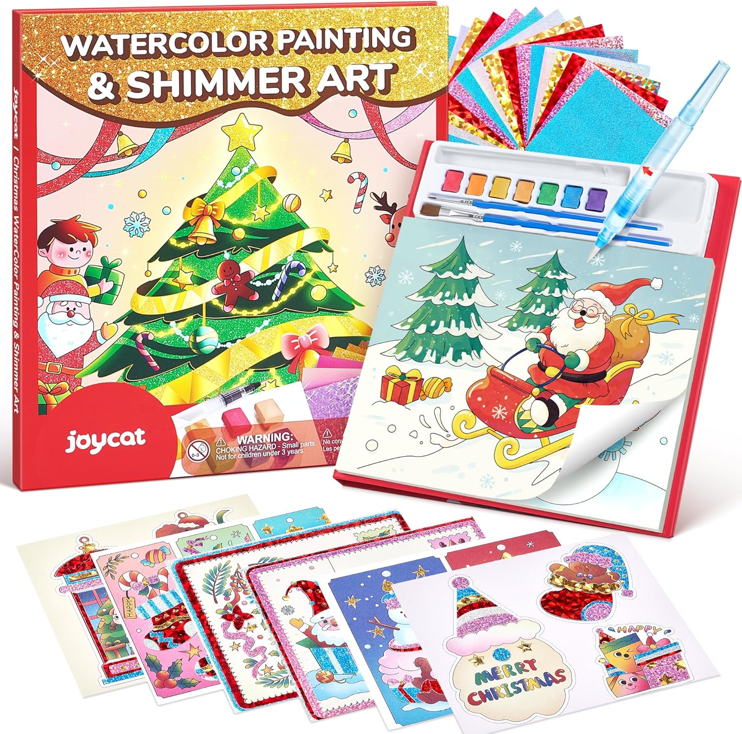 Paint with Water Coloring Book(Christmas)