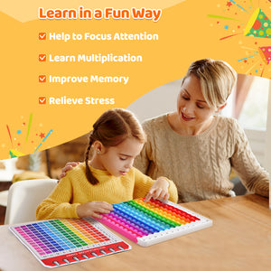 color-multiplication time table and popit