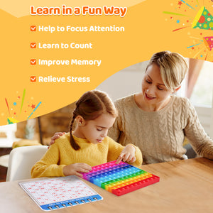 color-1-100 number time table and popit