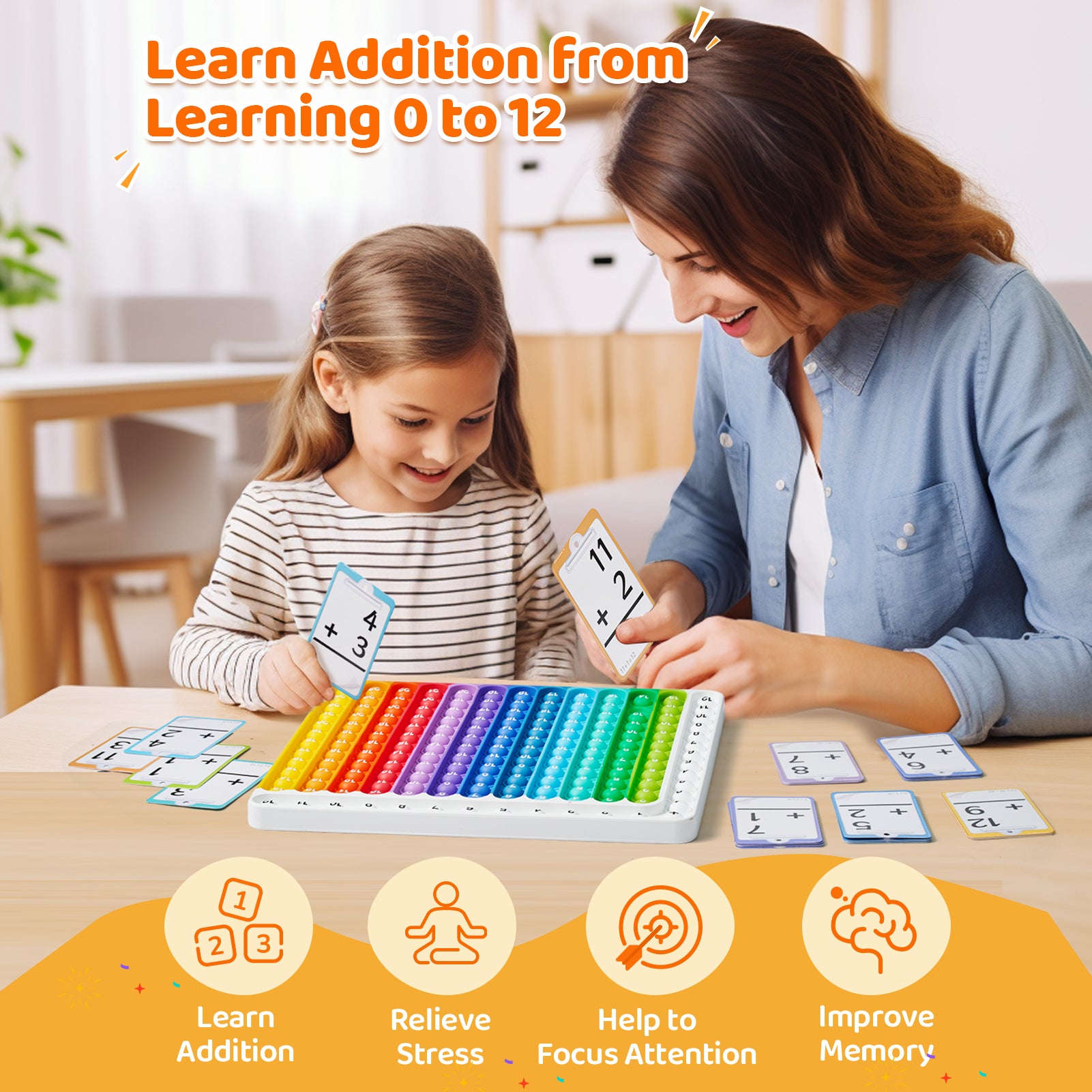 color-addition flash cards and popit