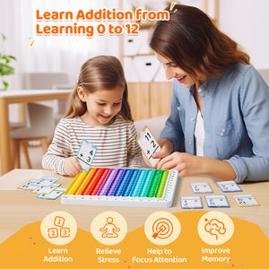 color-addition flash cards and popit