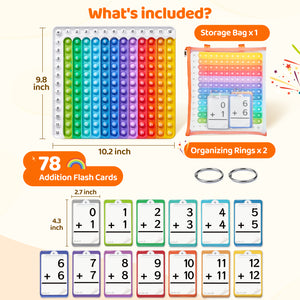 color-addition flash cards and popit