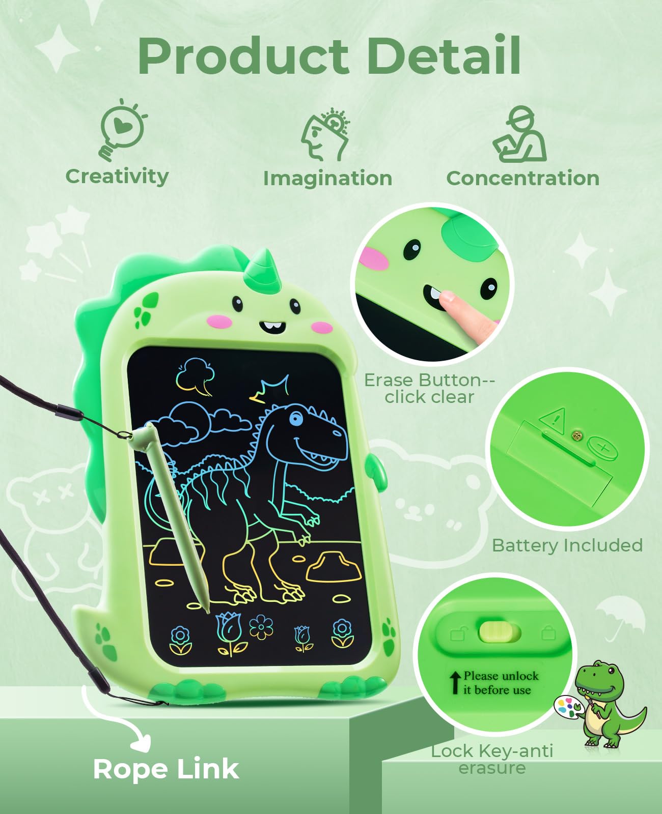 LCD Writing Tablet Kids Toys - JoyCat