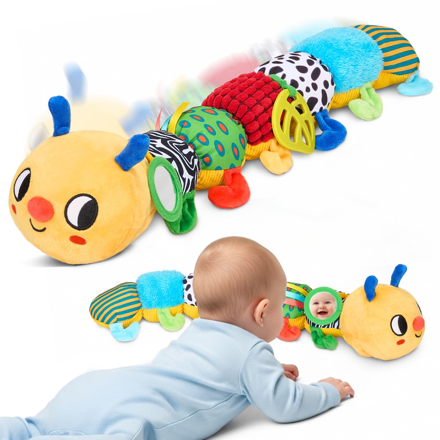 Musical Crawling Caterpillar Plush Toy