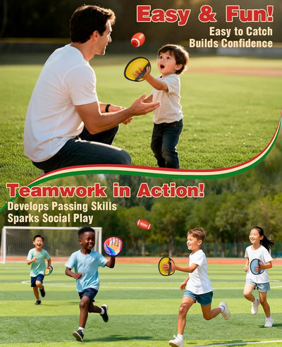 Velcro Ball and Mitt Catch Game Set – Fun Outdoor/Indoor Activity for All Ages