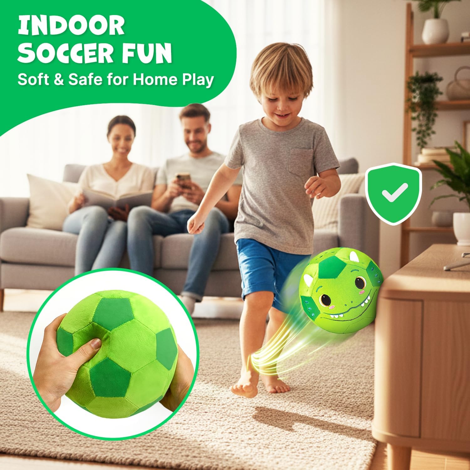 Silent Indoor Soccer Ball