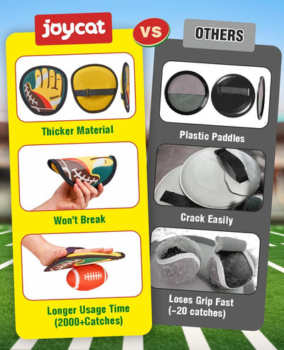 Velcro Ball and Mitt Catch Game Set – Fun Outdoor/Indoor Activity for All Ages