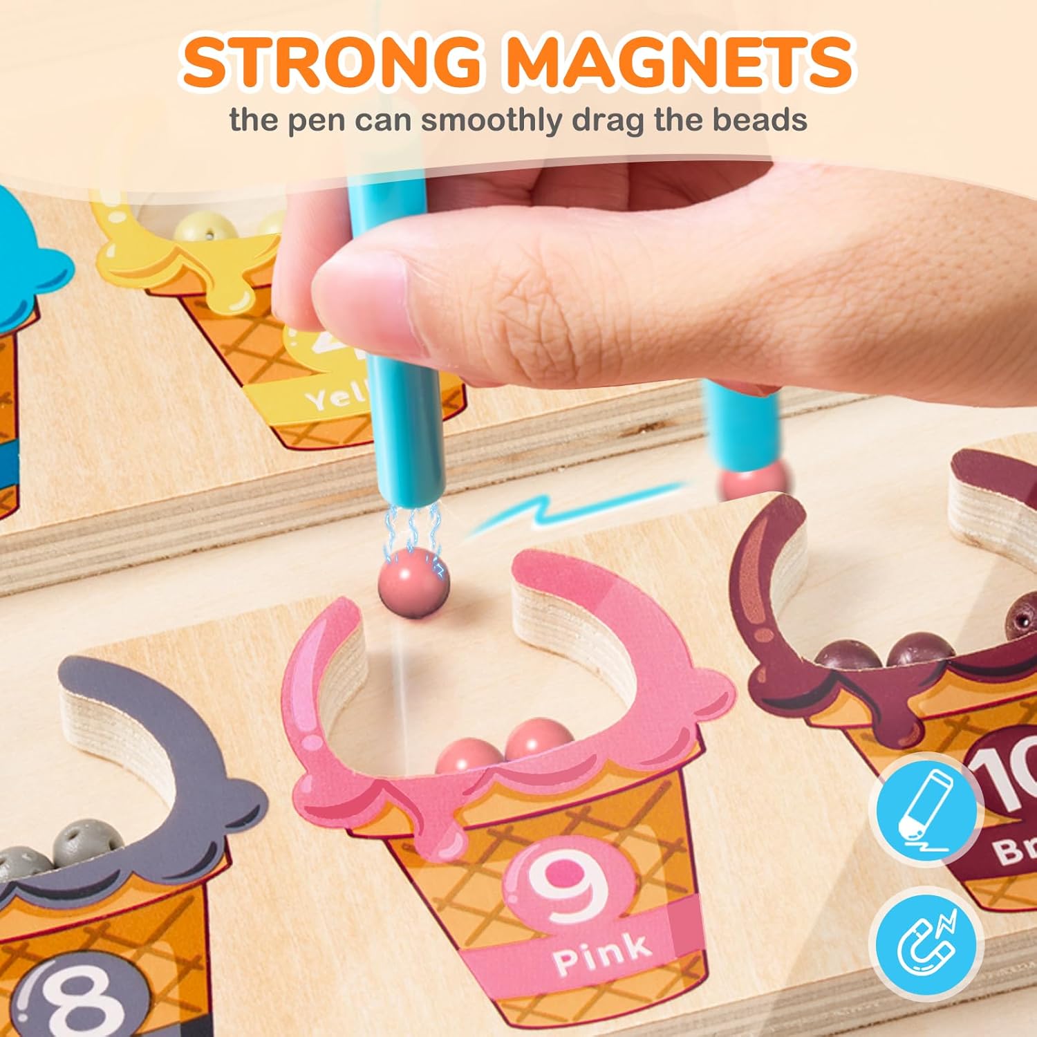 Magnetic Color Number Maze – Counting & Matching Toy | JoyCat